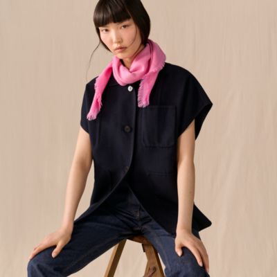 カレジェアン カシミアシルク 《エプロンドール&馬着》 - ピンク